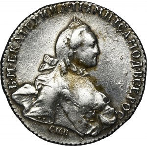 Rusko, Katarína II, rubľ Petrohrad 1765 СПБ ЯI