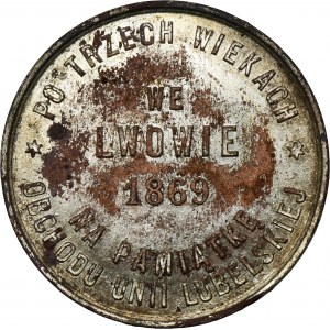 Medal 300th anniversary of the Union of Lublin 1869