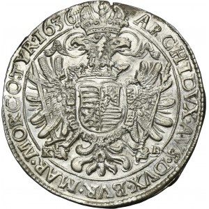 Hungary, Ferdinand II, Thaler Kremnitz 1636 KB
