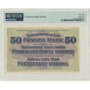 Kowno, 50 Mark 1918 - C - PMG 58 EPQ