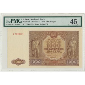 1.000 złotych 1946 - P - PMG 45