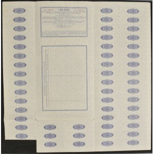 4,25% Zagraniczna Pożyczka Amortyzacyjna (Pożyczka Zapałczana) 1938, obligacja $50.000