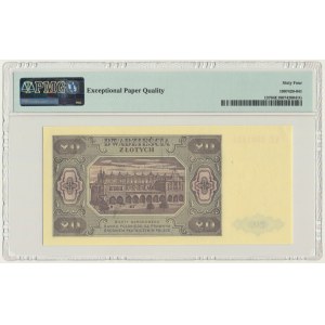 20 złotych 1948 - KE - PMG 64 EPQ