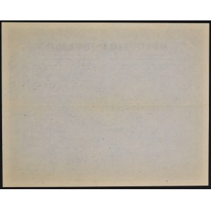 6% Dolárová pôžička 1920, predbežný certifikát 50 USD - SPECIMEN
