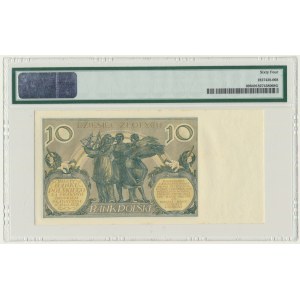 10 złotych 1929 - Ser.FV. - PMG 64