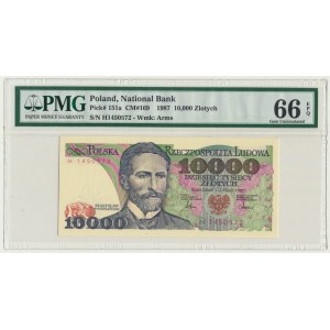 10.000 złotych 1987 - H - PMG 66 EPQ