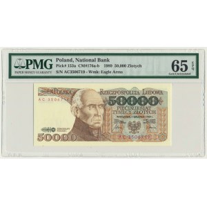 50.000 złotych 1989 - AC - PMG 65 EPQ