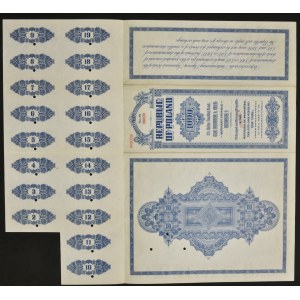 3% Pożyczka Dolarowa Fundingowa 1936, obligacja 1.000 dolarów - SPECIMEN