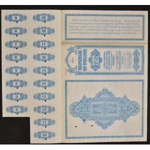 3% Pożyczka Dolarowa Fundingowa 1936, obligacja 100 dolarów / 20.11 funtów - SPECIMEN
