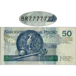 50 złotych 2017 - BR 7777777 - SOLID