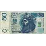 50 złotych 2017 - BR 7777777 - SOLID