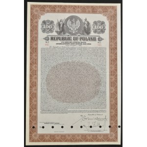 3% Pożyczka Dolarowa Fundingowa, Seria Stabilizacyjna 1937, obligacja na $100