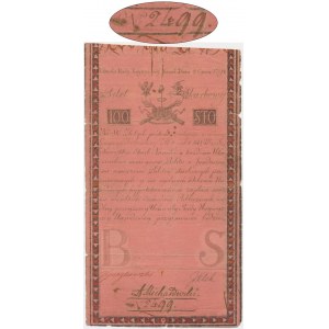 100 złotych 1794 - A - znw. ZOONEN - niski numer
