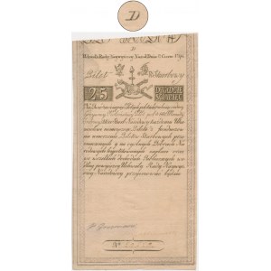 25 złotych 1794 - D - rzadsza seria