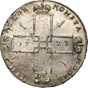 Russia, Peter I, Moscow Rouble 1723 - RARE