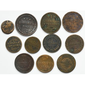 Set, Russie, Kopiejki (11 pièces)