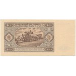 10 złotych 1948 - P - DODATKOWY ZNAK WODNY - ODWRÓCONE P - UNIKAT