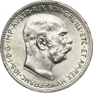 Austria, Franz Joseph I, 1 Corona Wien 1915