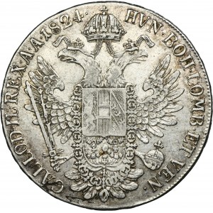 Austria, Franz II, Thaler Wien 1824 A