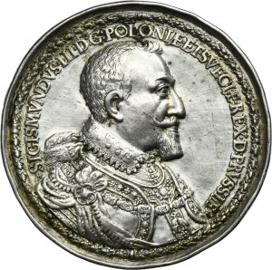 Sigismund III Vasa, Donative in silver Danzig 1617