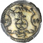 August II the Strong, Pfennig Dresden 1724 IGS - PCGS MS62 - RARE