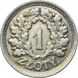 PRÓBA NIKIEL, 1 złoty 1928 - wieniec dębowy, bez napisu PRÓBA
