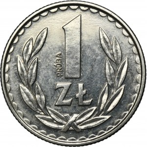 PRÓBA NIKIEL, 1 złoty 1986