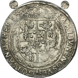 Wladyslaw IV Vasa, thaler de Bydgoszcz 1636 II - TRÈS RARE, PAS NON-NEEDED
