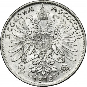 Austria, Franz Joseph I, 2 Corona Wien 1913