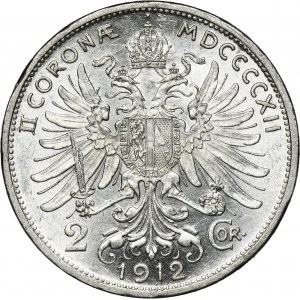 Austria, Franz Joseph I, 2 Corona Wien 1912