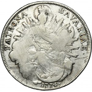 Germany, Electorate of Bavaria, Maximilian III Joseph, Thaler Munich 1774