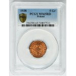 5 groszy 1938 - PCGS MS65 RD
