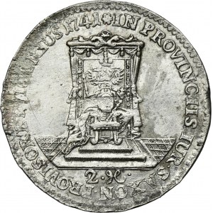 Augustus III of Poland, 2 Groschen Dresden 1741