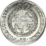 Poniatowski, 4 Groschen 1785 EB - PCGS MS61 - RARE, without ribbon