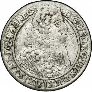 Silesia, Duchy of Liegnitz-Brieg-Wohlau, Georg III, 15 Kreuzer Brieg 1664