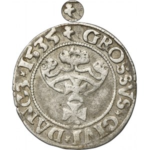 Sigismund I the Old, Groschen Danzig 1535 - PRV