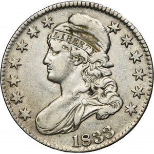 USA, 50 Cents Philadelphia 1833 - RARE