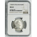 Poniatowski, Double Or 1768 FS - variante 24.c2 - NGC MS63