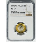 2 złote 1994 - NGC MS67