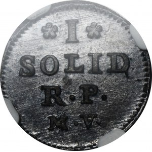 Poniatowski, Schilling Warsaw 1792 MV - NGC MS64 BN - VERY RARE