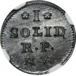 Poniatowski, Schilling Warsaw 1792 MV - NGC MS64 BN - VERY RARE