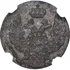 1 groschen Warsaw 1836 MW - NGC MS62 BN