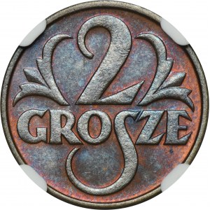 2 grosze 1932 - NGC MS64 BN