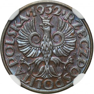 2 grosze 1932 - NGC MS64 BN