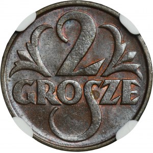 2 grosze 1931 - NGC MS65 BN