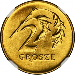 2 grosze 1990 - NGC MS66
