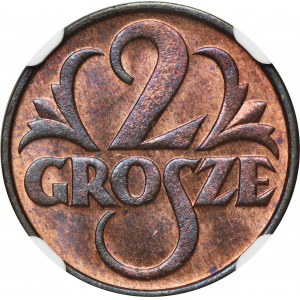 2 grosze 1933 - NGC MS65 RB