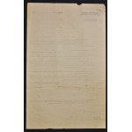Urząd Pożyczek Państwowych - dwa pisma dotyczące konwersji pożyczek z lat 1918-1920