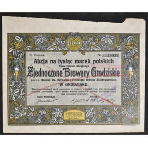 Zjednoczone Browary Grodziskie, 1.000 mkp, Emisja II