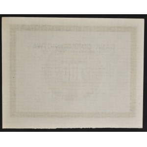 Bank Cukrownictwa S.A., 100 zł 1928